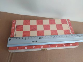 Ajedrez de madera plegable