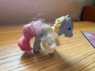 Lote 5 ponis/caballos de juguete