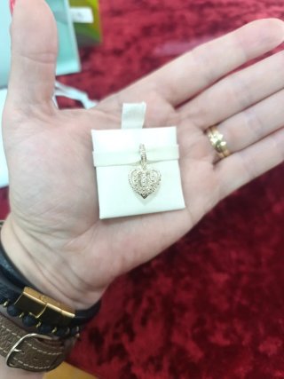 Chamilia Charm Corazón Plata Original