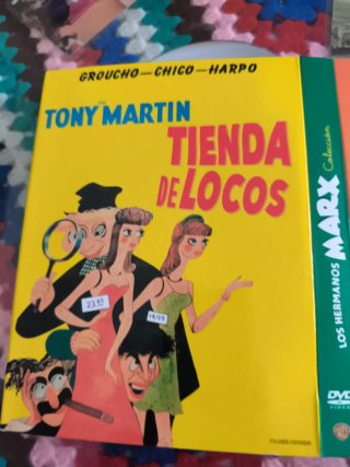 5 DVDS de los hermanos Marx muy muy divertidos
