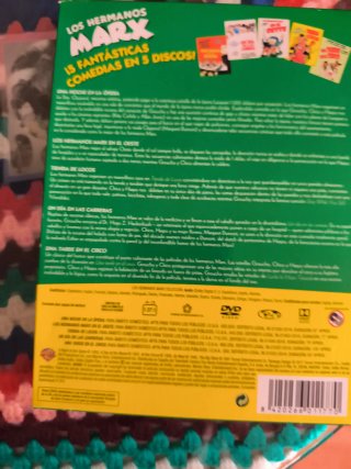 5 DVDS de los hermanos Marx muy muy divertidos