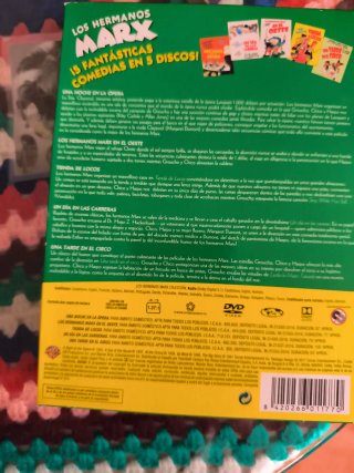 5 DVDS de los hermanos Marx muy muy divertidos
