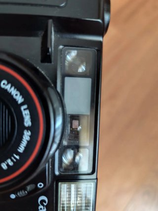 Cámara analógica Canon Negra