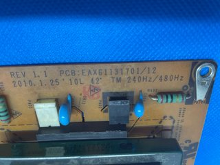 TV LG 42LD750 FUENTE DE ALIMENTACIÓN.