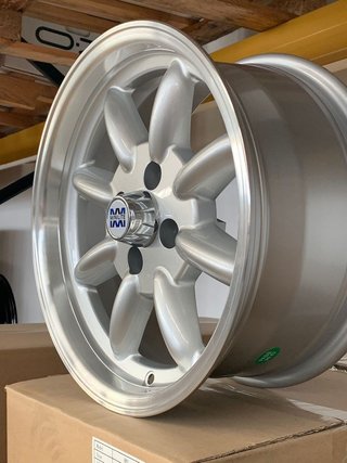4X llantas stilo Minilite 7x15 4x100 ET5