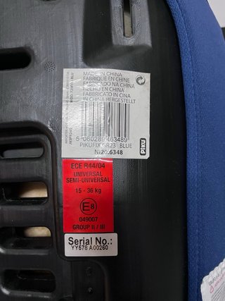 Silla coche grupo II-III Piku ISOFIX