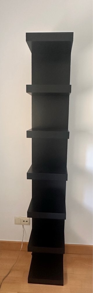 Estantería LACK IKEA Negra Madera