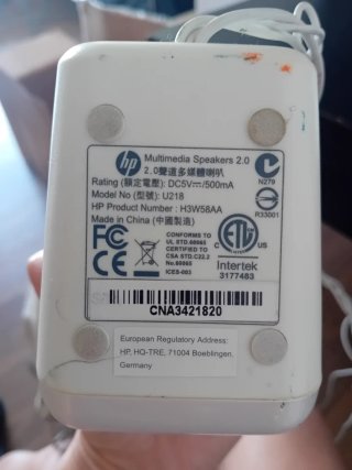 Altavoces HP Blancos