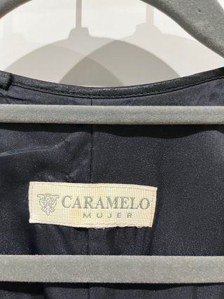 Vestido negro halter marca Caramelo. Solo envio