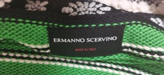 Jersey Ermanno Scervino Rayas Verde Blanco