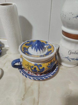 Pack 6 Tarros Porcelana Madera Cocina