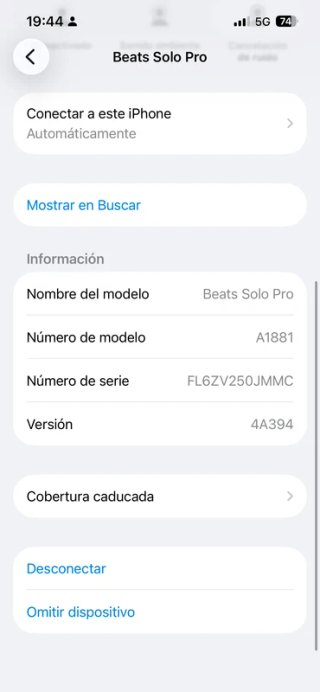 Beats Solo Pro Auriculares Inalámbricos Caja Origi