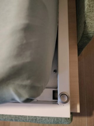 Cama abatible+colchon105 con sofá y con cama nido