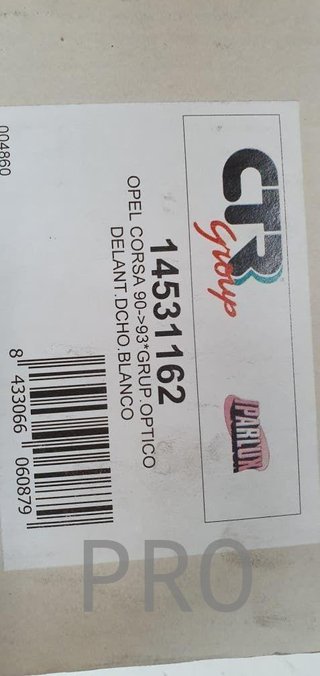 piloto opel corsa derecho nuevo