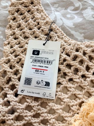 Bolso Desigual Verano Beige con Etiqueta