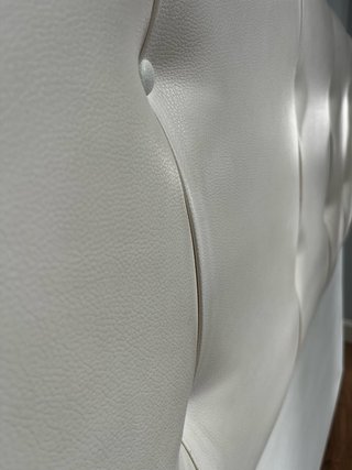 Cabecero Cama 150cm Blanco Polipiel