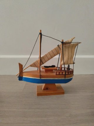 Maqueta barco vela Delta de l'Ebre