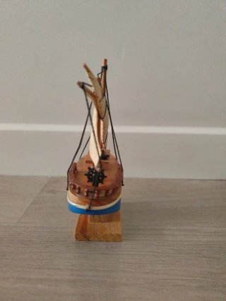 Maqueta barco vela Delta de l'Ebre