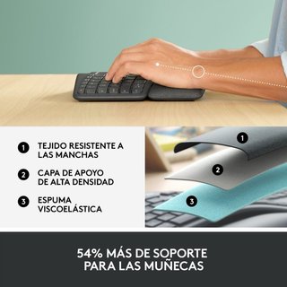 Teclado Logitech ErgoK860 Inalámbrico SIN ESTRENAR