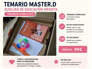 Temario MasterD Auxiliar de Educación Infantil