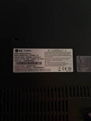 TV LG 37LG5000 LCD 37 Negra