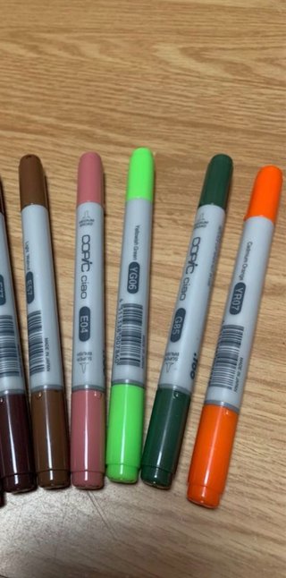 Rotuladores Copic Ciao E01,YG06,G85,YR07