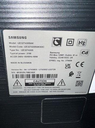 Samsung Smart TV 32 Negra