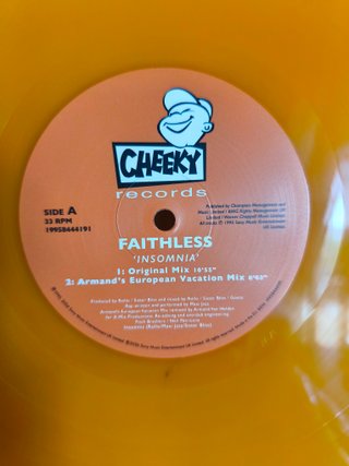 Faithless Insomnia Vinilo (12" Edición Limitada)