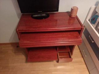 Escritorio madera ordenador