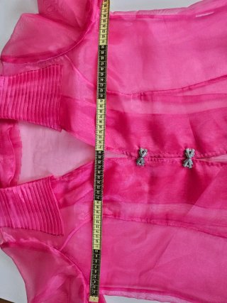 Traje fiesta falda y chaqueta fucsia