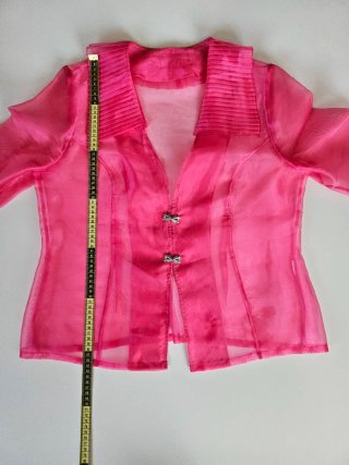 Traje fiesta falda y chaqueta fucsia