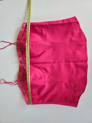 Traje fiesta falda y chaqueta fucsia