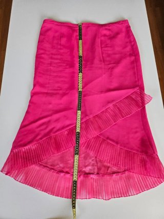 Traje fiesta falda y chaqueta fucsia
