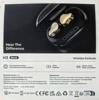 Auriculares SoundPEATS H3 Hi-Res Audio Wireless