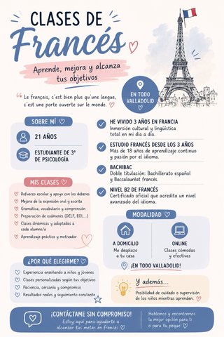 Clases particulares Francés Valladolid