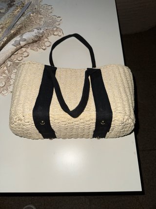Borsa Prada effetro rafia