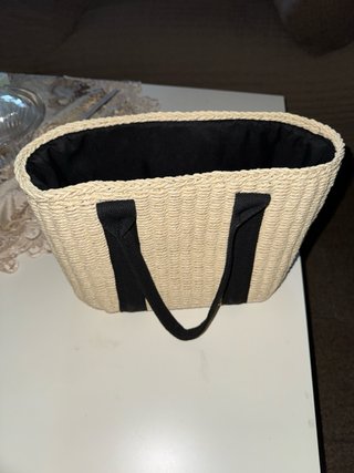 Borsa Prada effetro rafia