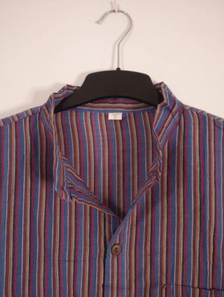 Camisa étnica rayas talla grande 03