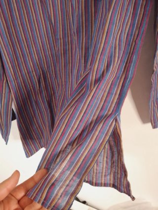 Camisa étnica rayas talla grande 03