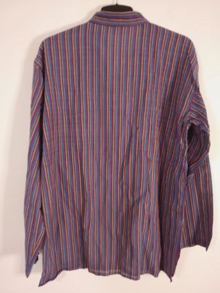 Camisa étnica rayas talla grande 03