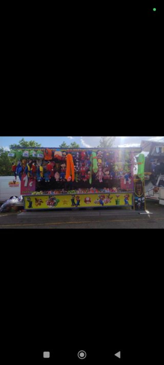 Remolque de juegos para feria