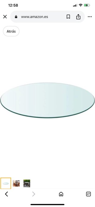 Cristal Mesa Redondo 120cm