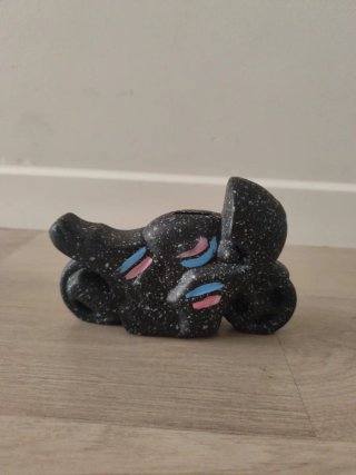 Hucha moto decorada