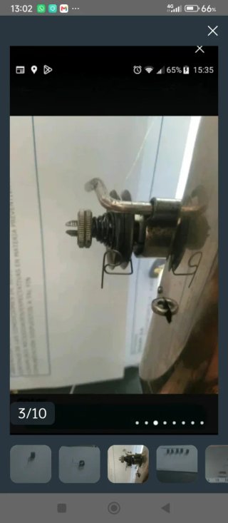 Muelle tensor para máquina de coser antigua