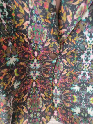 Chaqueta Zara Estampada Talla XL
