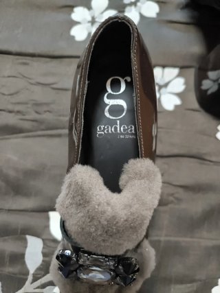 Zapatos Gadea Marrones Piel con Adorno