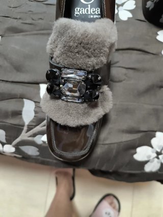 Zapatos Gadea Marrones Piel con Adorno