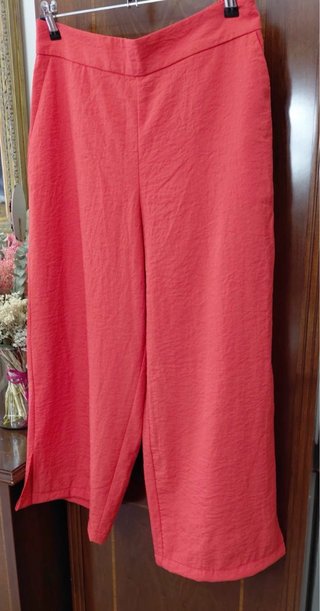 Pantalones culotte rojos