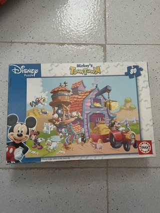 Puzzle Disney Mickey's Toontown 80 piezas