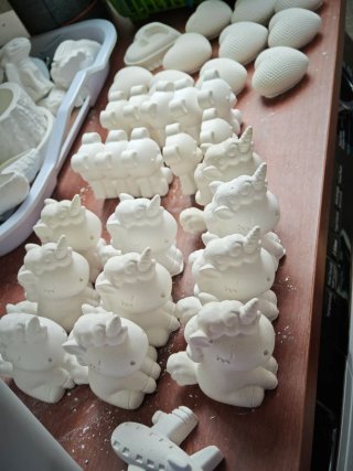 Figuras de yeso para pintar
